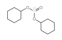 Phosphonic acid,dicyclohexyl ester结构式