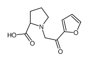 (2S)-1-[2-(furan-2-yl)-2-oxoethyl]pyrrolidine-2-carboxylic acid Structure