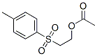 Acetic acid 2-(p-tolylsulfonyl)ethyl ester structure