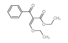 Benzenepropanoic acid, a-(ethoxymethylene)-b-oxo-, ethyl ester Structure