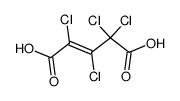 tetrachloro-pentenedioic acid结构式