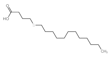 Butanoic acid,4-(dodecylthio)-结构式