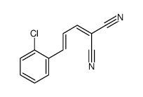 2-[3-(2-chlorophenyl)prop-2-enylidene]propanedinitrile Structure