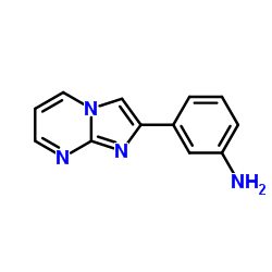 3-(Imidazo[1,2-a]pyrimidin-2-yl)aniline结构式