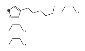 Tributyl(4-hexylthiophen-2-yl)stannane Structure