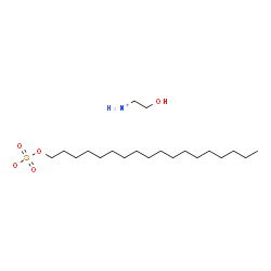 (2-hydroxyethyl)ammonium octadecyl sulphate结构式