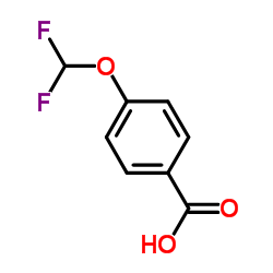 4-(Difluoromethoxy)benzoic acid Structure