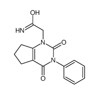 2-(2,4-dioxo-3-phenyl-6,7-dihydro-5H-cyclopenta[d]pyrimidin-1-yl)acetamide Structure