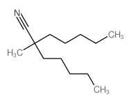2-Pentyl-2-methylheptanonitrile structure