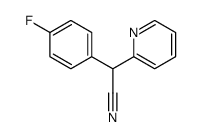 (4-Fluorophenyl)(2-pyridinyl)acetonitrile Structure