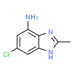 1H-Benzimidazol-4-amine,6-chloro-2-methyl-(9CI) Structure