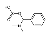 α-Dimethylamino-benzylsulfit结构式