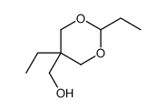 (2,5-diethyl-1,3-dioxan-5-yl)methanol Structure