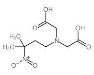 2-[carboxymethyl-(3-methyl-3-nitro-butyl)amino]acetic acid Structure