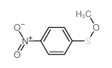1-methoxysulfanyl-4-nitro-benzene Structure