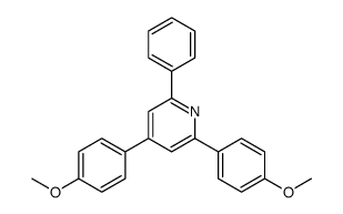 2,4-bis(4-methoxyphenyl)-6-phenylpyridine结构式