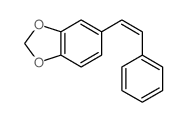 5-(2-phenylethenyl)benzo[1,3]dioxole structure