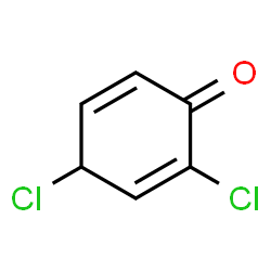 2,5-Cyclohexadien-1-one,2,4-dichloro-(9CI) Structure