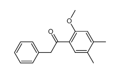 2-methoxy-4,5-dimethyl-deoxybenzoin Structure