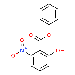 2-Hydroxy-6-nitrobenzoic acid phenyl ester结构式