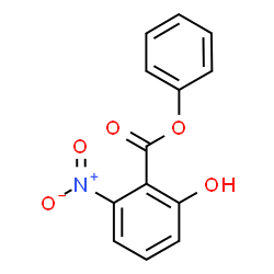 2-Hydroxy-6-nitrobenzoic acid phenyl ester structure