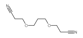 3-[3-(2-cyanoethoxy)propoxy]propanenitrile structure