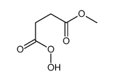 4-methoxy-4-oxobutaneperoxoic acid结构式