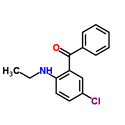 [5-Chloro-2-(ethylamino)phenyl](phenyl)methanone结构式