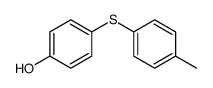 4-(4-methylphenyl)sulfanylphenol结构式