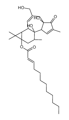 12-Deoxy-phorbol-13-dodecenoate Structure