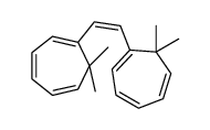 1-[2-(7,7-dimethylcyclohepta-1,3,5-trien-1-yl)ethenyl]-7,7-dimethylcyclohepta-1,3,5-triene结构式