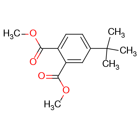 dimethyl 4-(tert-butyl)phthalate structure