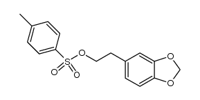 2-[(p-tolylsulfonyl)oxy]-1-[3,4-(methylenedioxy)phenyl]ethane Structure