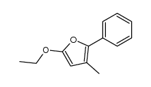 2-ethoxy-4-methyl-5-phenylfuran结构式