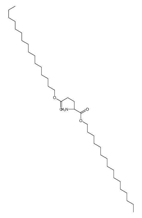 dihexadecyl (2S)-2-aminopentanedioate结构式