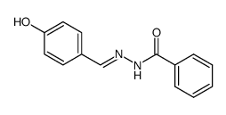 p-hydroxybenzaldehyde benzoic acid hydrazone结构式
