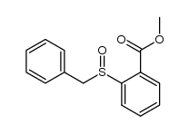 methyl (2-benzylsulfinyl)benzoate结构式