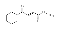 (E)-METHYL 4-CYCLOHEXYL-4-OXOBUT-2-ENOATE结构式