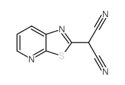 2-(9-thia-2,7-diazabicyclo[4.3.0]nona-2,4,7,10-tetraen-8-yl)propanedinitrile structure