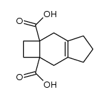 2,2a,3,4,5,6,7,7a-octahydro-1H-cyclobuta[f]indene-2a,7a-dicarboxylic acid结构式