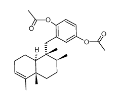 17,20-O-diacetylavarol Structure