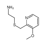 2-[(3-methoxypyridin-2-yl)methylsulfanyl]ethanamine结构式