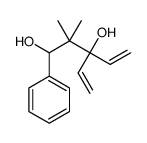 3-ethenyl-2,2-dimethyl-1-phenylpent-4-ene-1,3-diol结构式