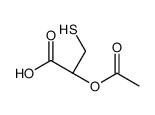 (2R)-2-acetyloxy-3-sulfanylpropanoic acid结构式