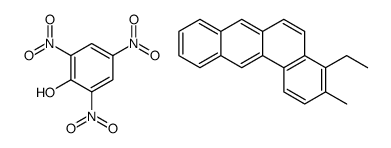 4-ethyl-3-methylbenzo[a]anthracene,2,4,6-trinitrophenol Structure