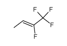 3,4,4,4-tetrafluoro-2-butene Structure