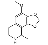 6,7,8,9-tetrahydro-4-methoxy-9-methyl-1,3-dioxolo[4,5-h]isoquinoline Structure
