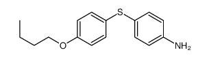 4-(4-butoxyphenyl)sulfanylaniline结构式
