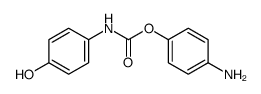 (4-aminophenyl) N-(4-hydroxyphenyl)carbamate结构式