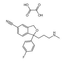 Desmethylcitalopram oxalate Structure